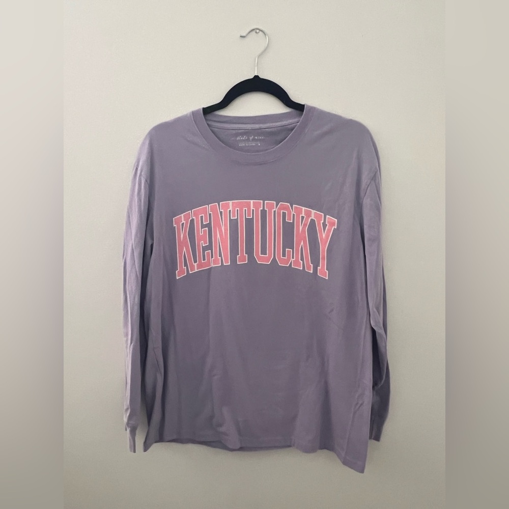 Purple Kentucky Long Sleeve Tshirt